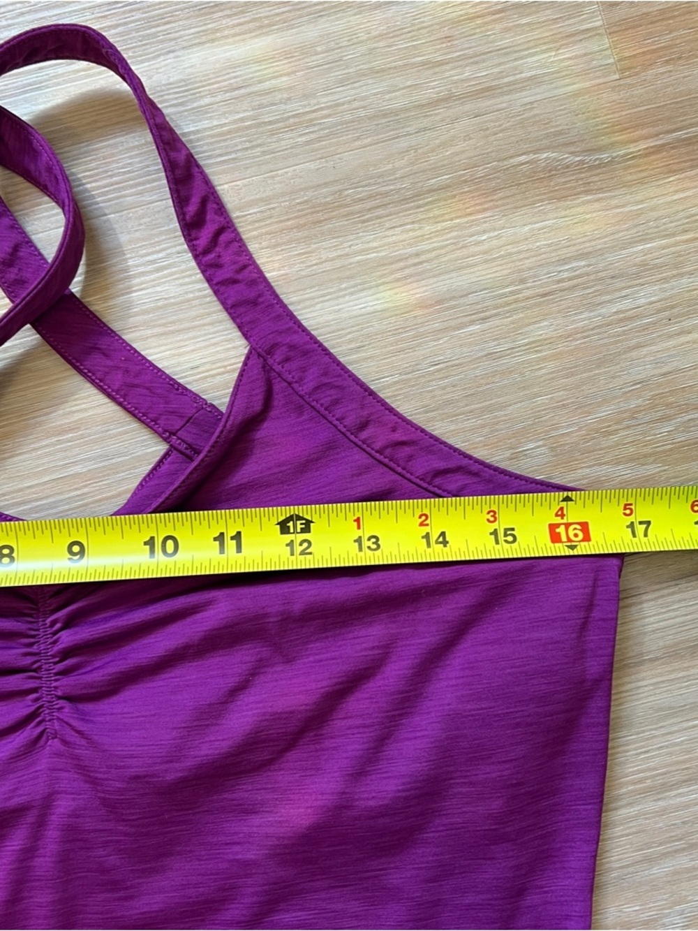 Mountain Hardwear Purple Fuchsia Athletic Dress Racerback Built-In Bra - Picture 5 of 7
